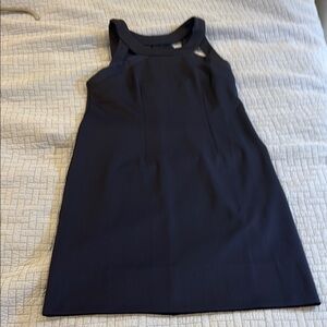 Gretchen Scott Designs Navy Mini Dress